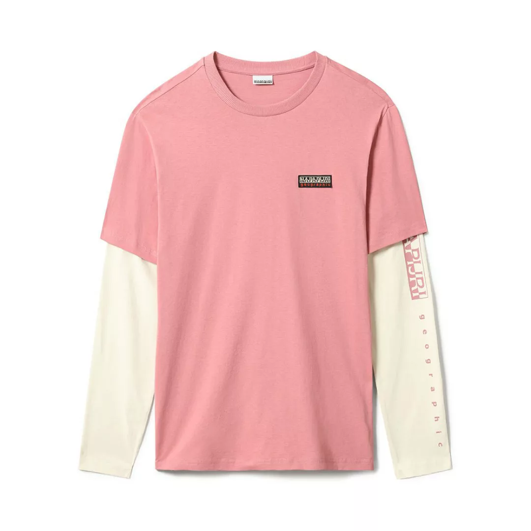 Napapijri S-roen 2 Langarm-t-shirt M Pink Lulu günstig online kaufen