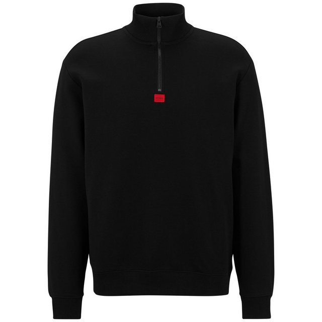 HUGO Sweatshirt Herren Sweatshirt - Durty, Half Zip, Stehkragen günstig online kaufen