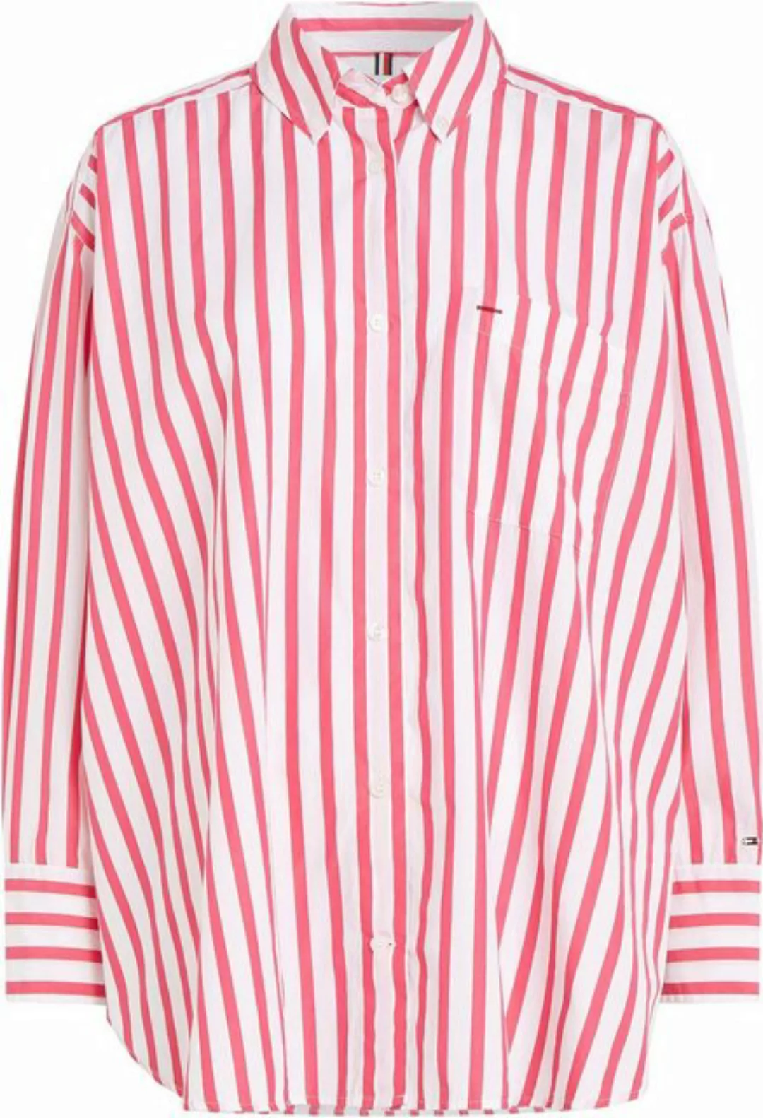 Tommy Hilfiger Curve Hemdbluse CRV BNK STP ICON OVERSIZED SHIRT PLUS SIZE C günstig online kaufen