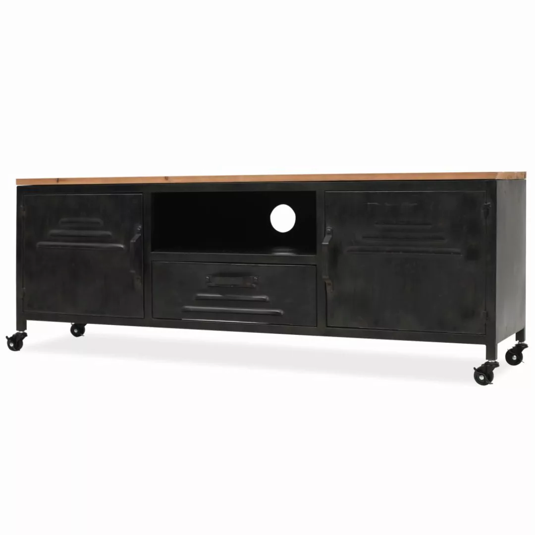 Tv-schrank 120 X 30 X 43 Cm Schwarz günstig online kaufen