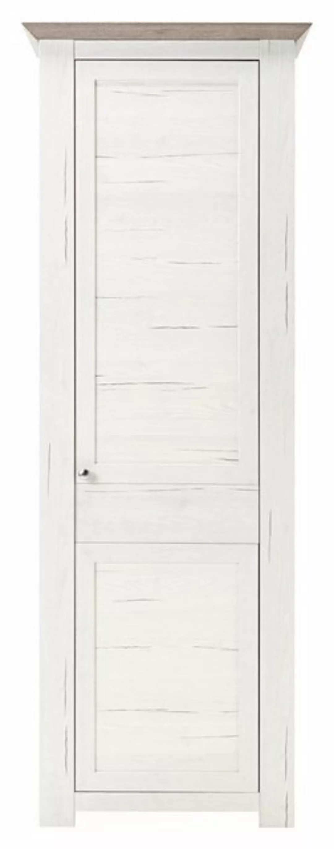 LIV'IN Garderobenschrank MARBELLA, Weiß, B 73 cm, T 45 cml, Pinie Weiß Deko günstig online kaufen