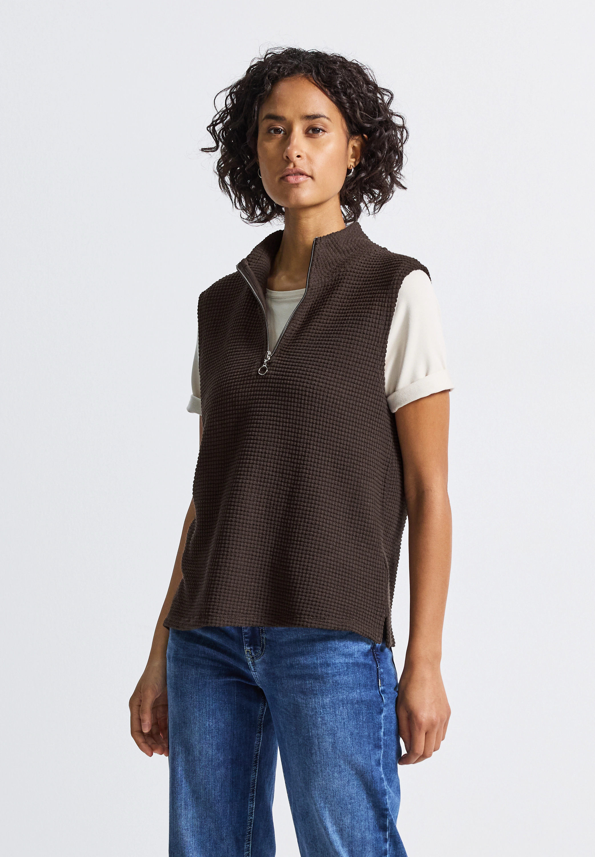 STREET ONE Stehkragenshirt, mit Turtleneck günstig online kaufen