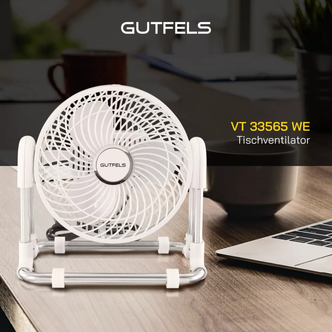 Gutfels Tischventilator »VT 33565 we« günstig online kaufen