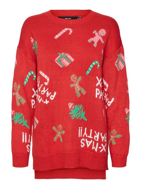 Vero Moda Strickpullover VMXMASPARTY LS H/L O-NECK PULL. XMA günstig online kaufen