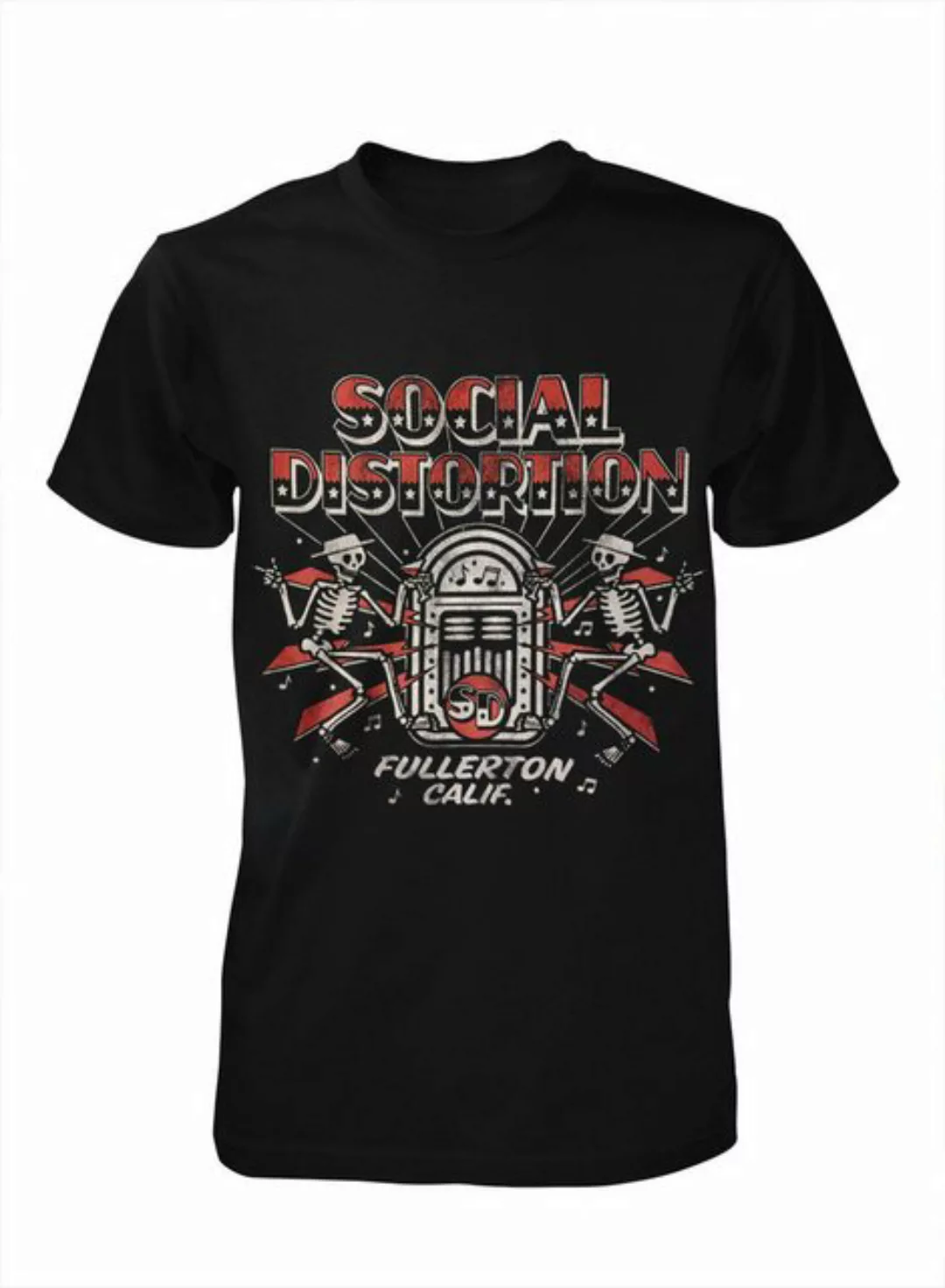 Social Distortion T-Shirt Jukebox Skelly günstig online kaufen