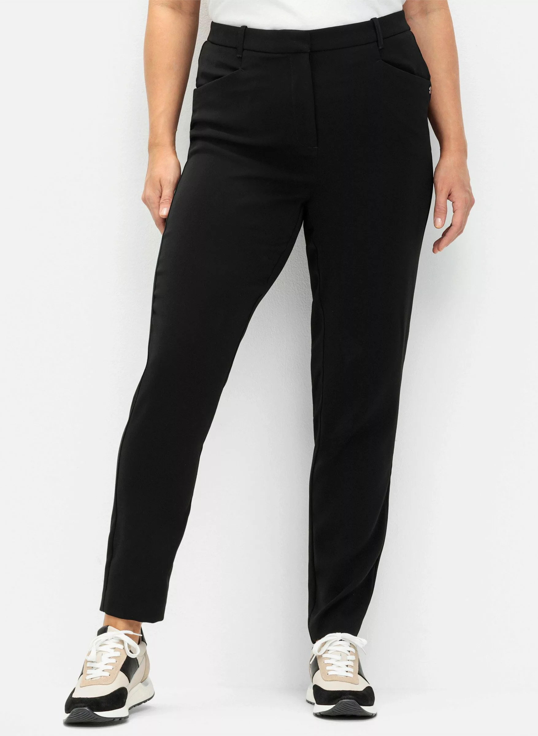 Sheego Jerseyhose Hose lang Innenbeinlänge ca. günstig online kaufen