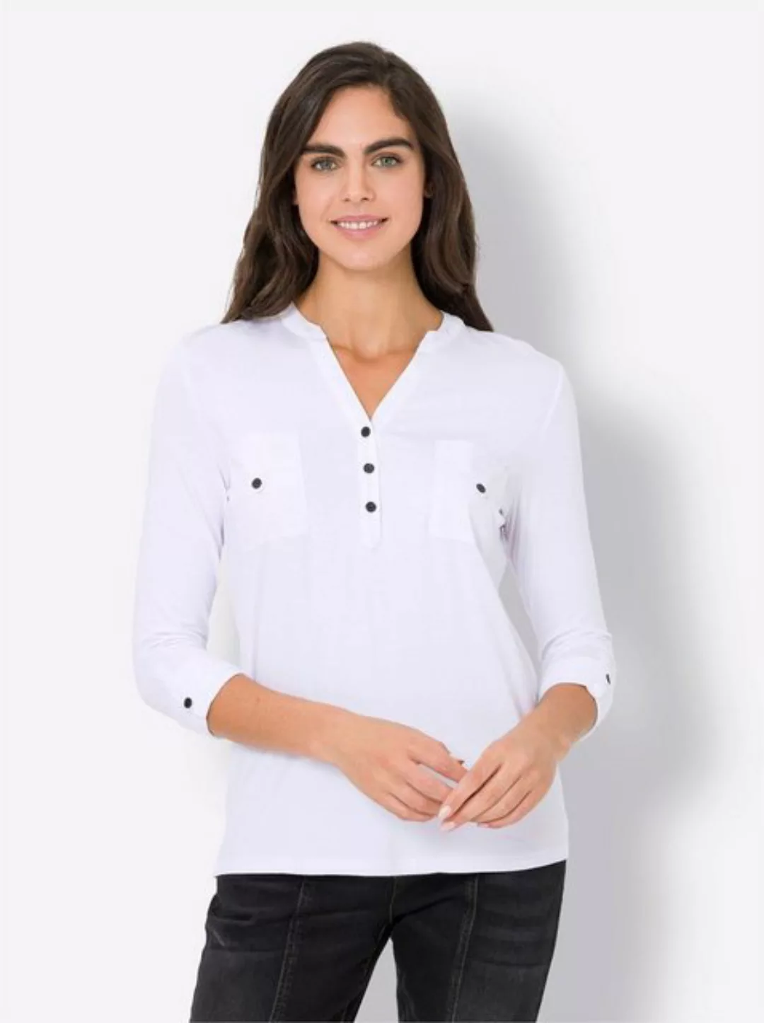 heine Langarmshirt "Shirtbluse", (1 tlg.) günstig online kaufen