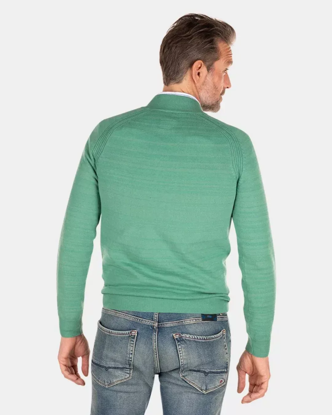 NZA Half Zip Pullover Waitaki Grün - Größe L günstig online kaufen