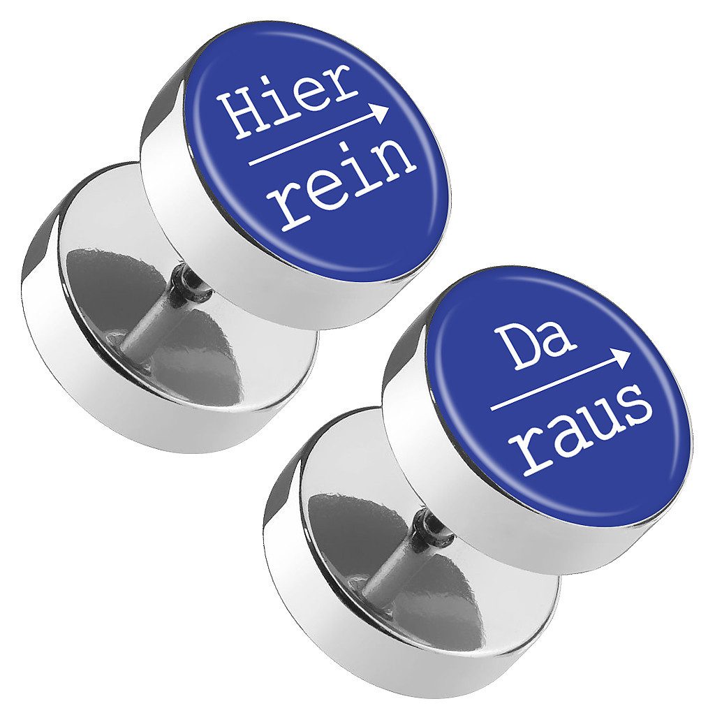 Taffstyle Piercing-Set Motiv Fake Plug 1 günstig online kaufen