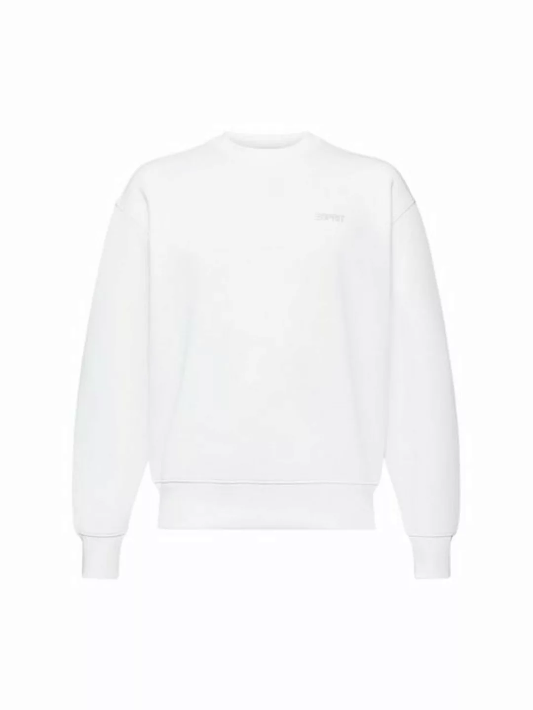 Esprit Sweatshirt Unisex Fleece-Sweatshirt mit Logo (1-tlg) günstig online kaufen