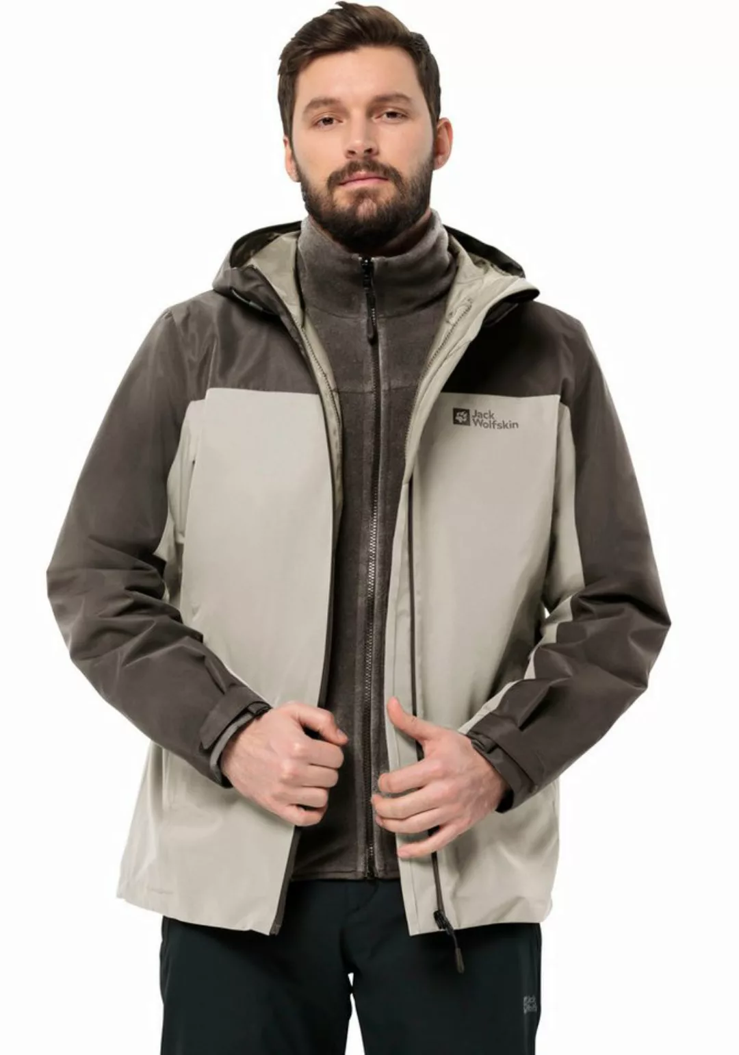 Jack Wolfskin 3-in-1-Funktionsjacke TAUBENBERG 3IN1 JKT M mit wasserabweise günstig online kaufen