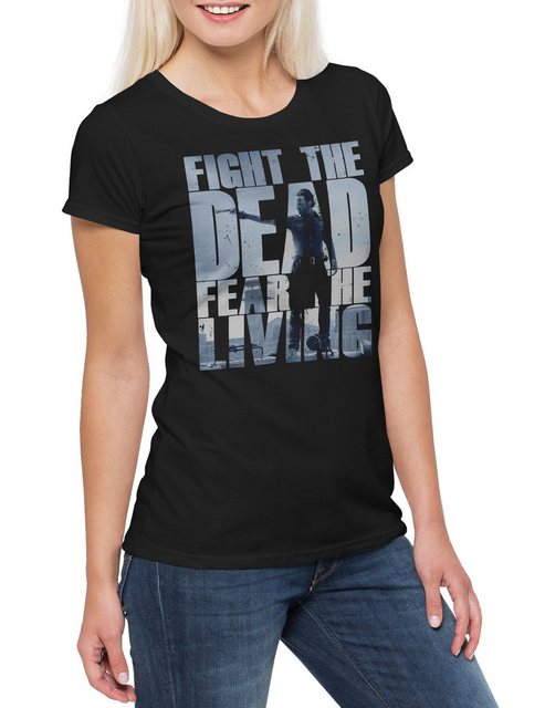 Urban Backwoods Print-Shirt Fight The Dead Fear The Living III Damen T-Shir günstig online kaufen