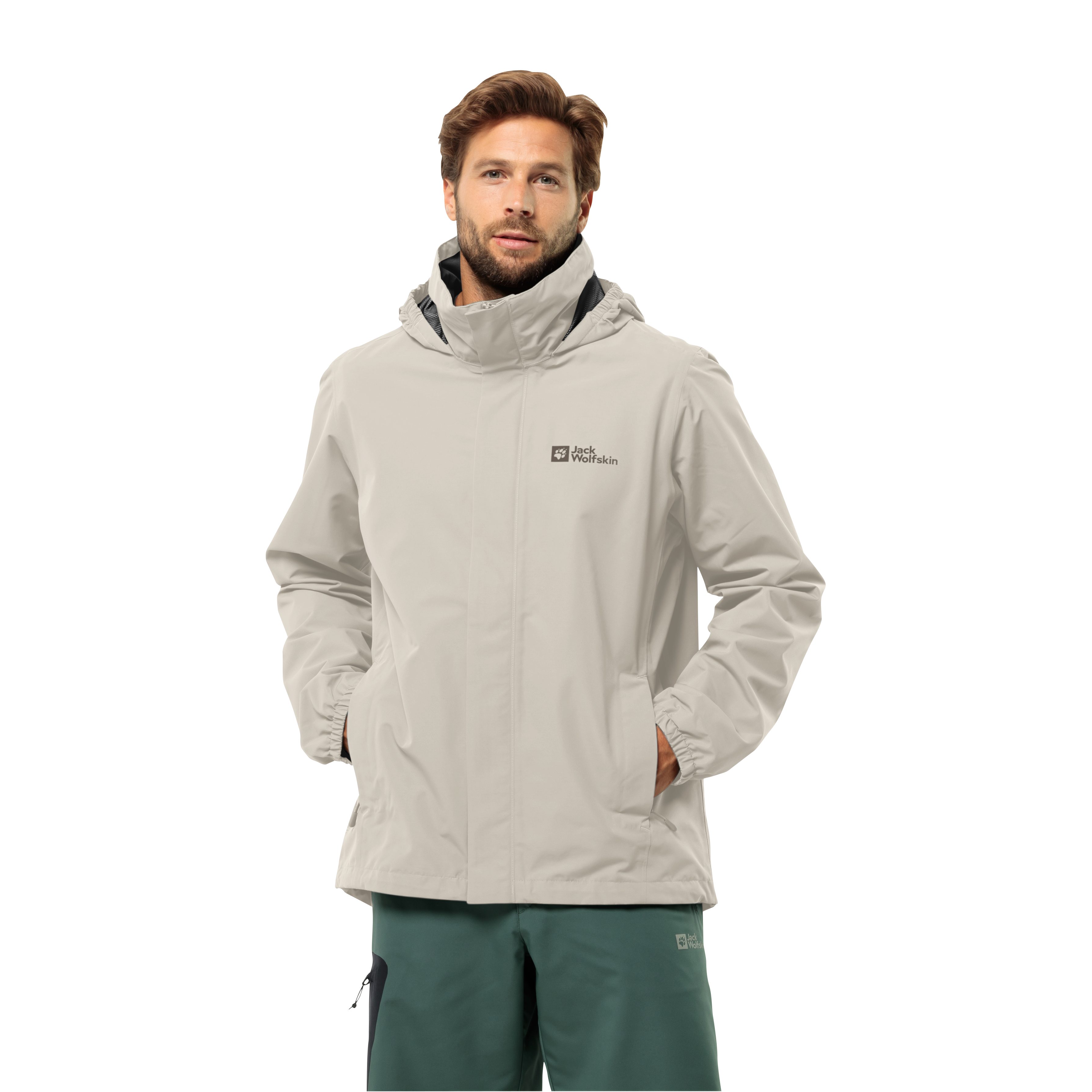 Jack Wolfskin Funktionsjacke "STORMY POINT 2L JKT M", mit Kapuze, Wasserdic günstig online kaufen