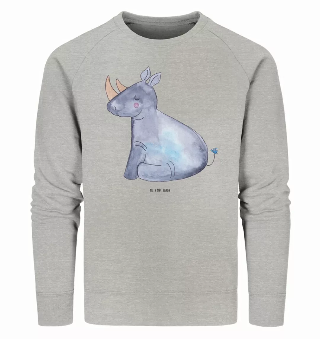 Mr. & Mrs. Panda Longpullover Größe XXL Einhorn Nashorn - Heather Grey - Ge günstig online kaufen