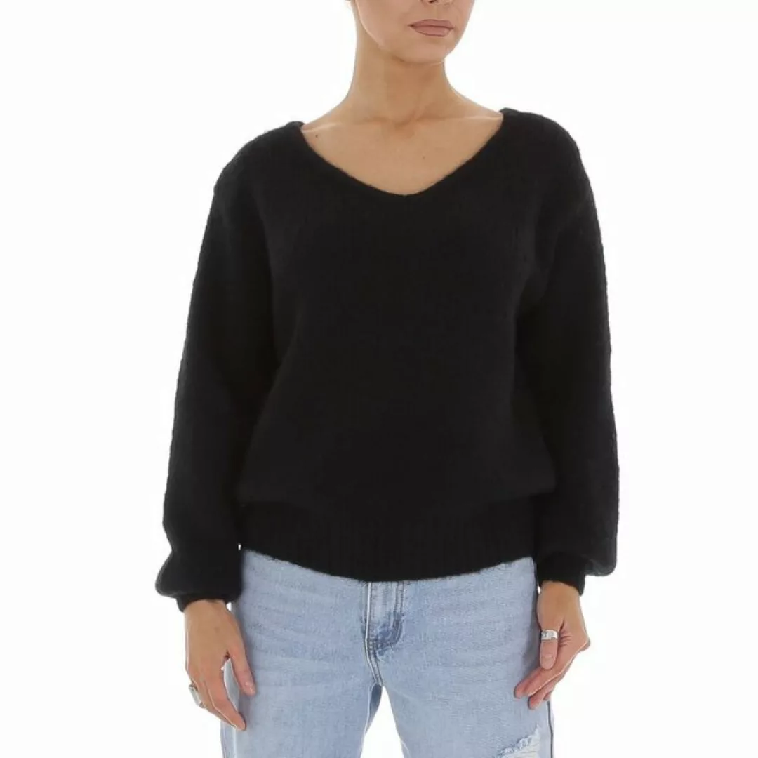 Ital-Design Strickpullover Damen Freizeit (81575121) Stretch Strickpullover günstig online kaufen