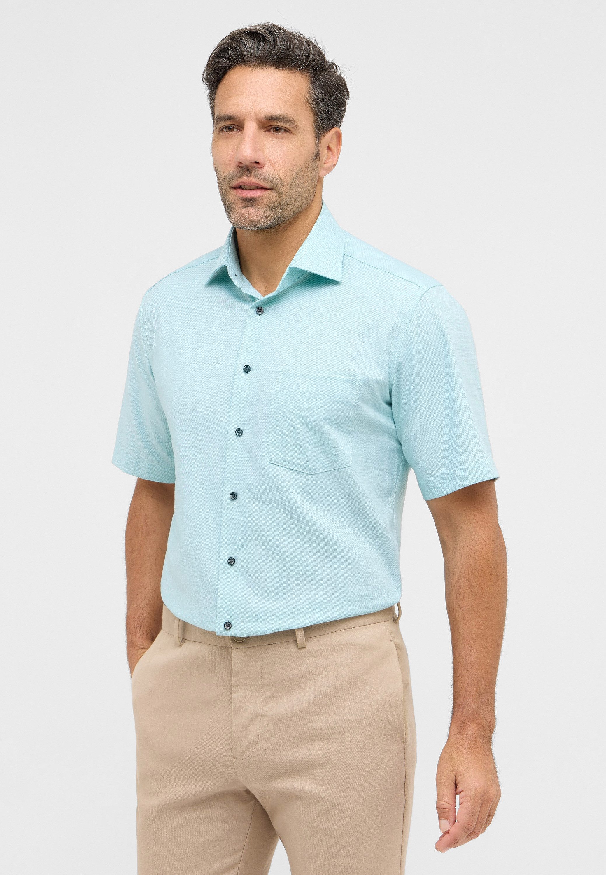 Eterna Kurzarmhemd MODERN FIT NON IRON günstig online kaufen