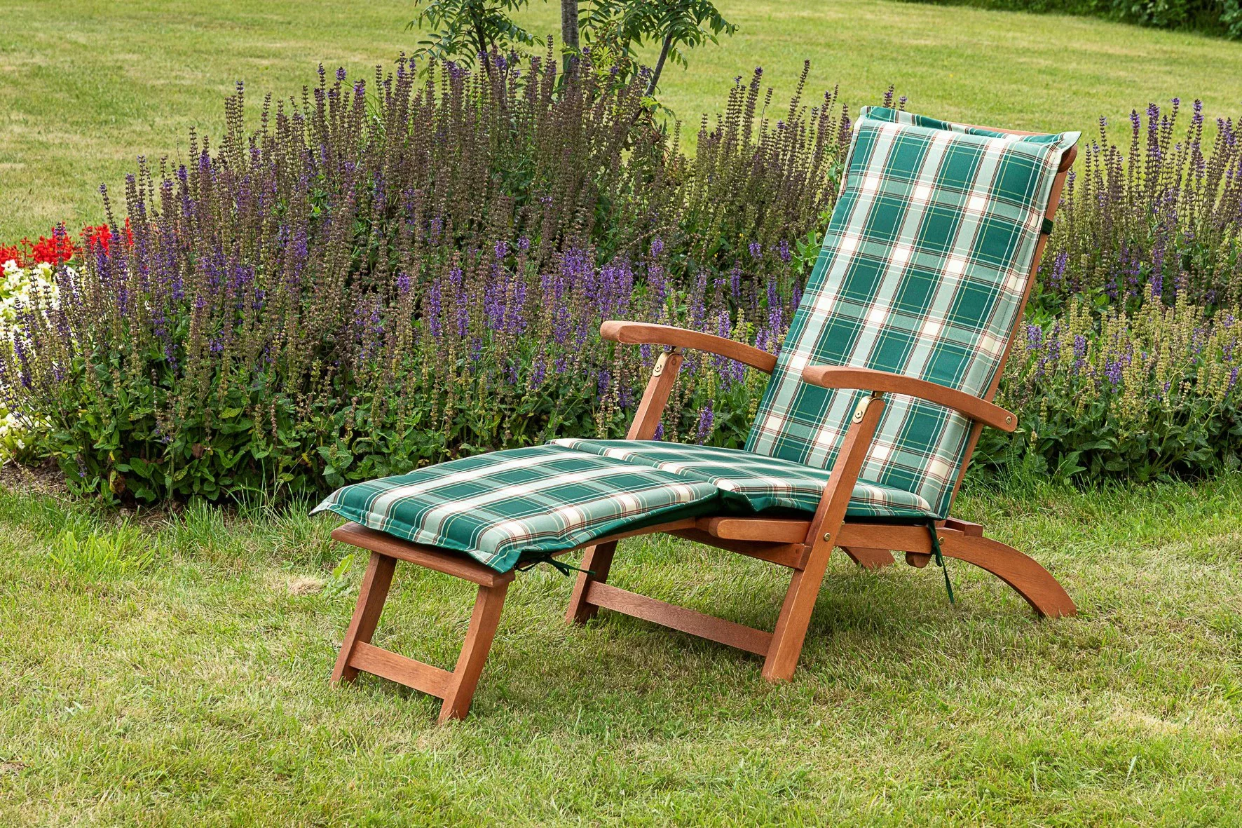 MERXX Gartensessel "Deckchair", (Set, 2 St., 1x Sessel, 1x Auflage), inkl. günstig online kaufen