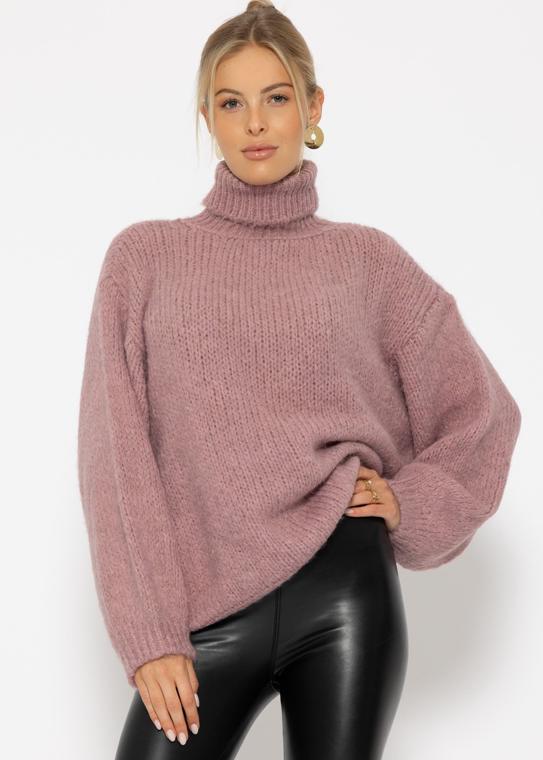 SASSYCLASSY Strickpullover Oversize Pullover Damen Winter günstig online kaufen