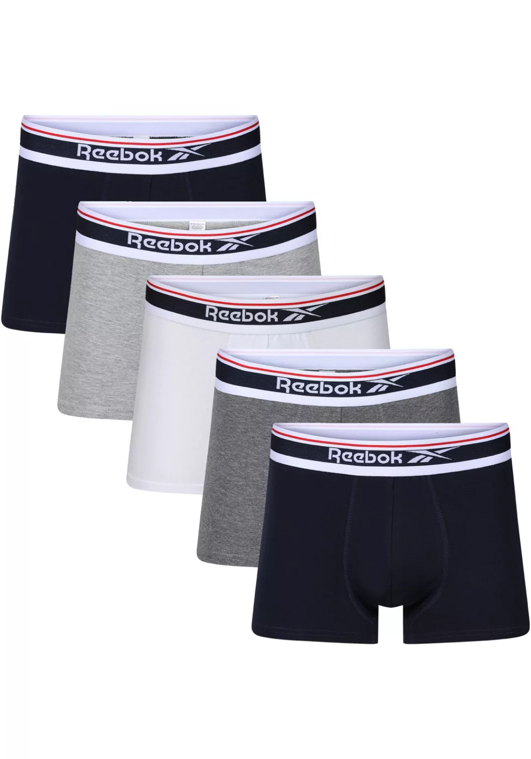 Reebok Boxer "Mens RBK Sports Trunks JAY", (5er Pack) günstig online kaufen