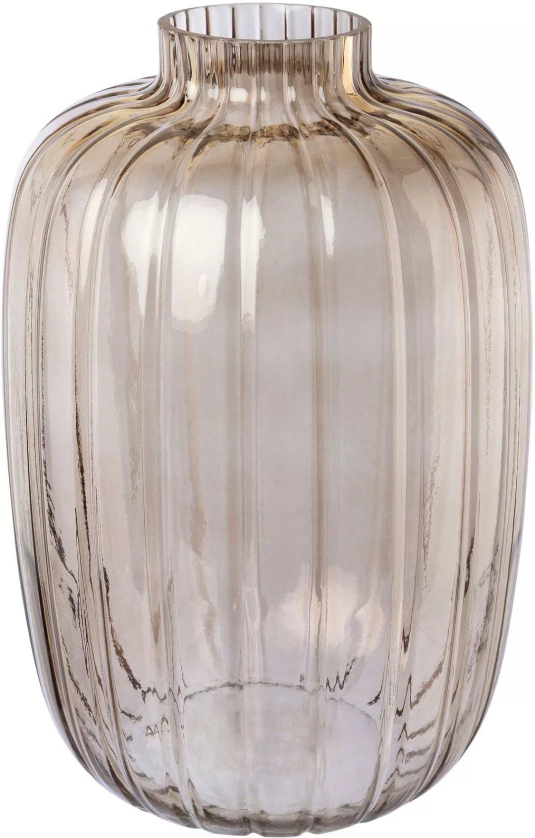 Leonique Tischvase "Ellaoise", (1 St.), aus Glas, mit Schliff im schönen Br günstig online kaufen