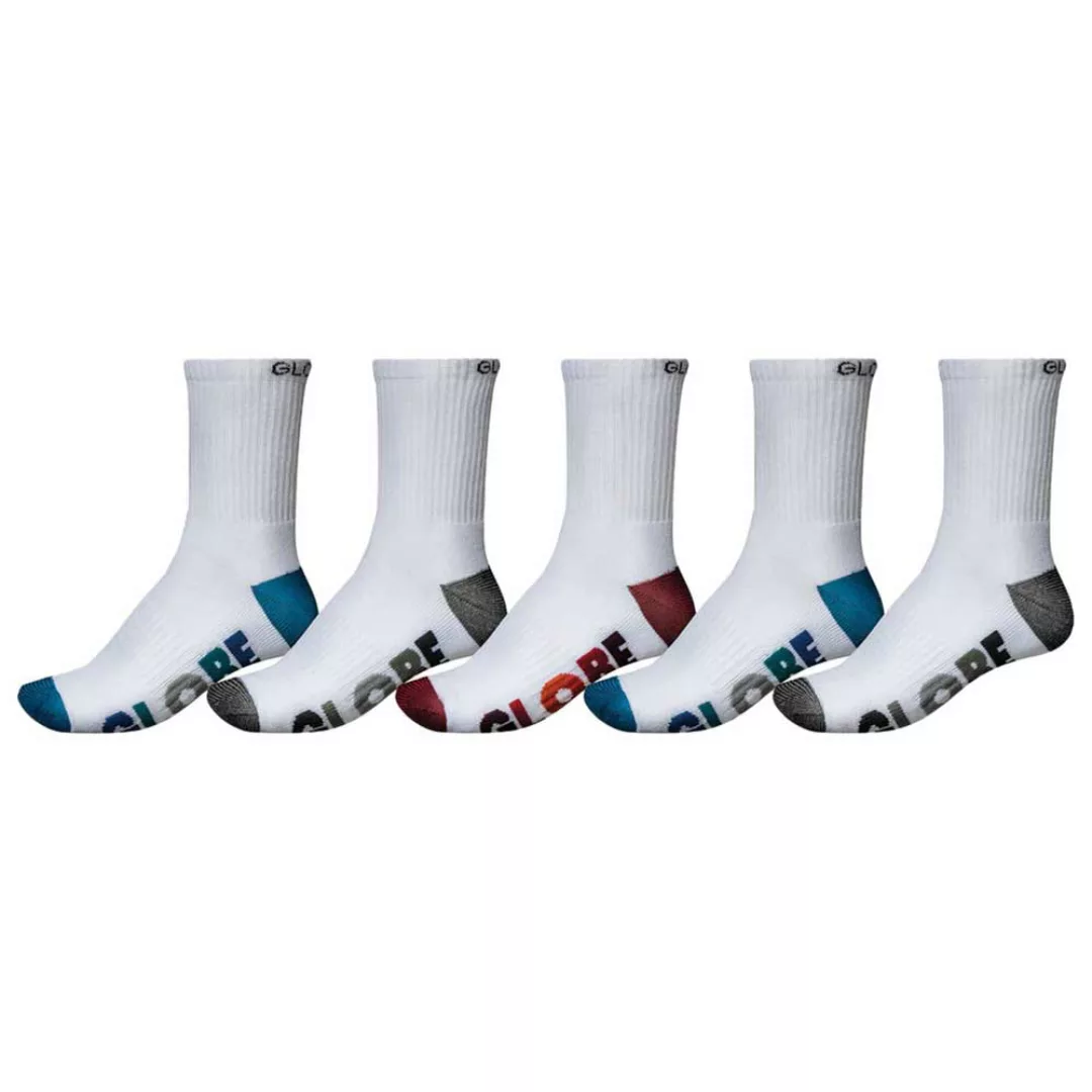 Globe Multi Stripe Crew Socken EU 39-44 1/2 White günstig online kaufen