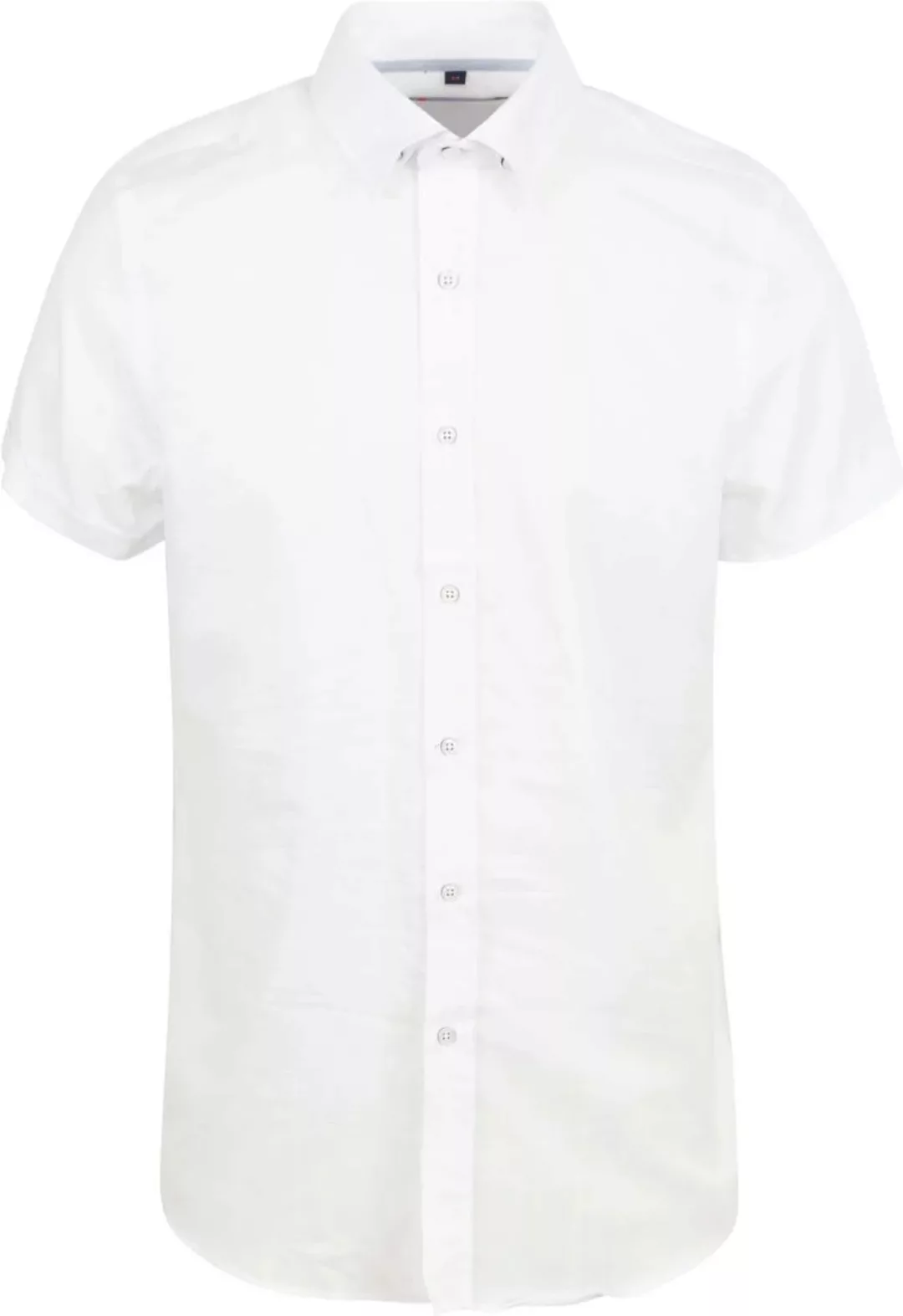 Suitable Short Sleeve Hemd Leinen Weiß - Größe S günstig online kaufen