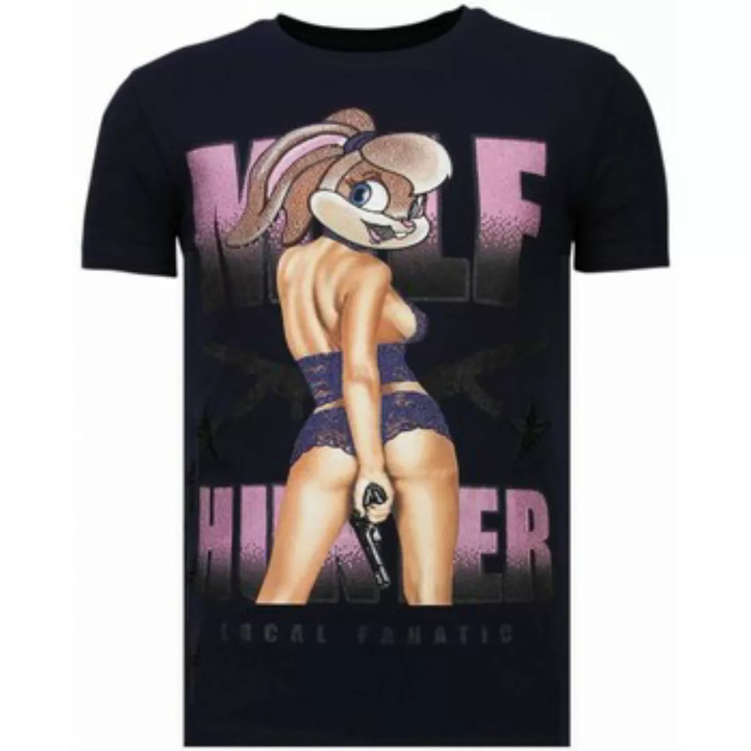 Local Fanatic  T-Shirt Milf Hunter Strass günstig online kaufen