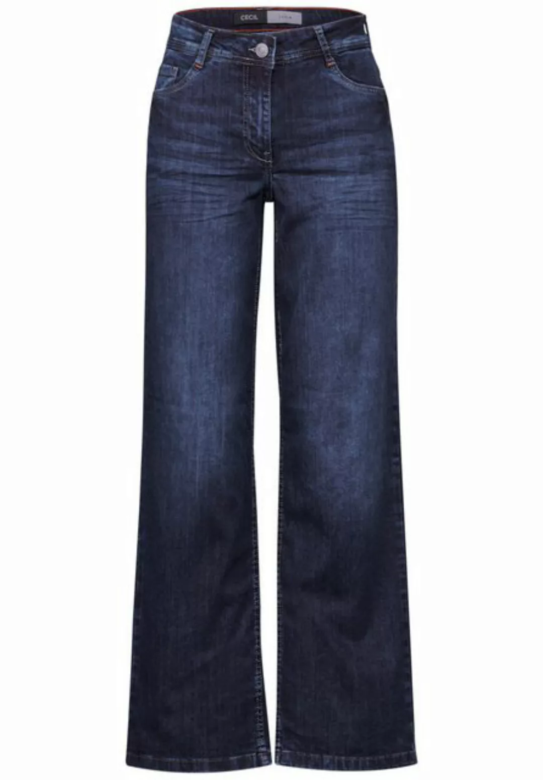 Cecil 5-Pocket-Hose Style Neele Mid Blue günstig online kaufen