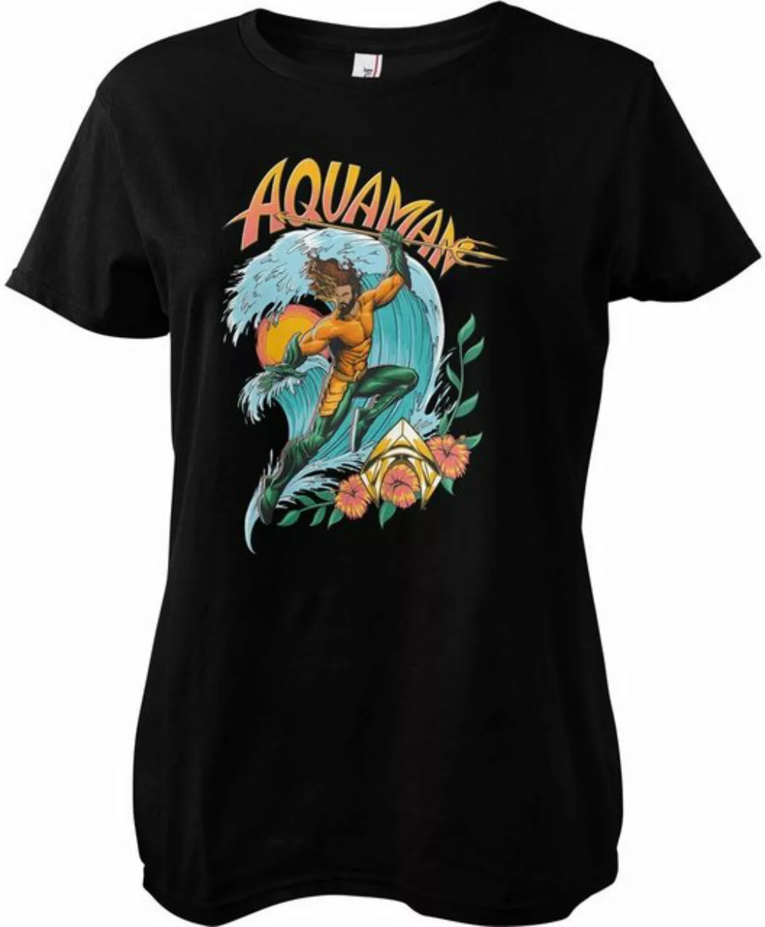 Aquaman T-Shirt Surf Style Girly Tee günstig online kaufen