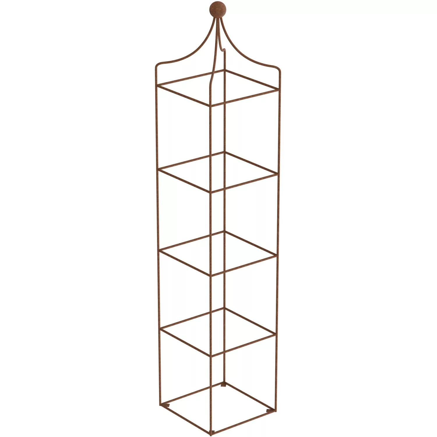 ELEO Rankobelisk Catania 160 cm x 37 cm Rankhilfe mit Rostpatina günstig online kaufen