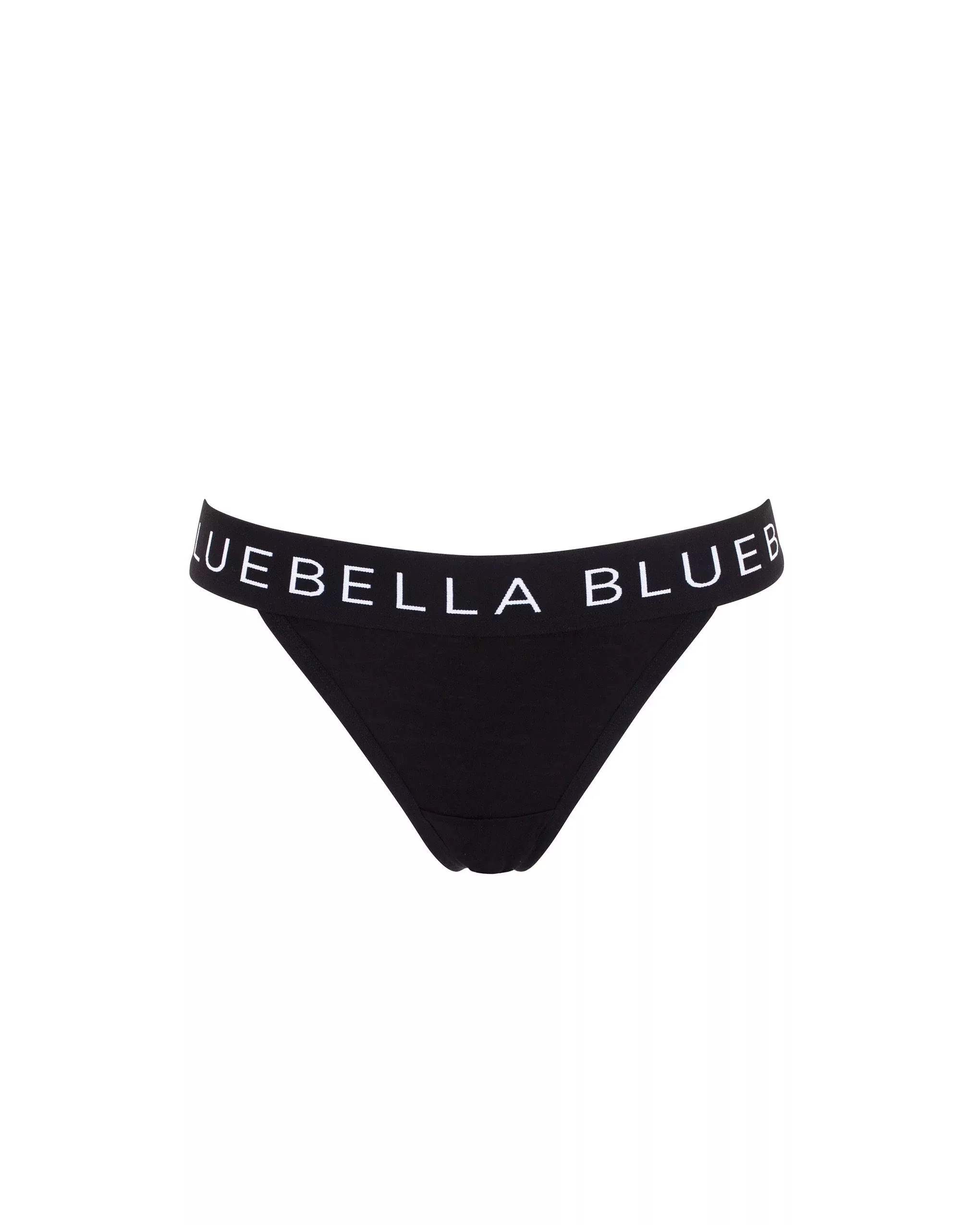 Bluebella Lulu-String aus Öko-Bambus Schwarz/Weiss günstig online kaufen