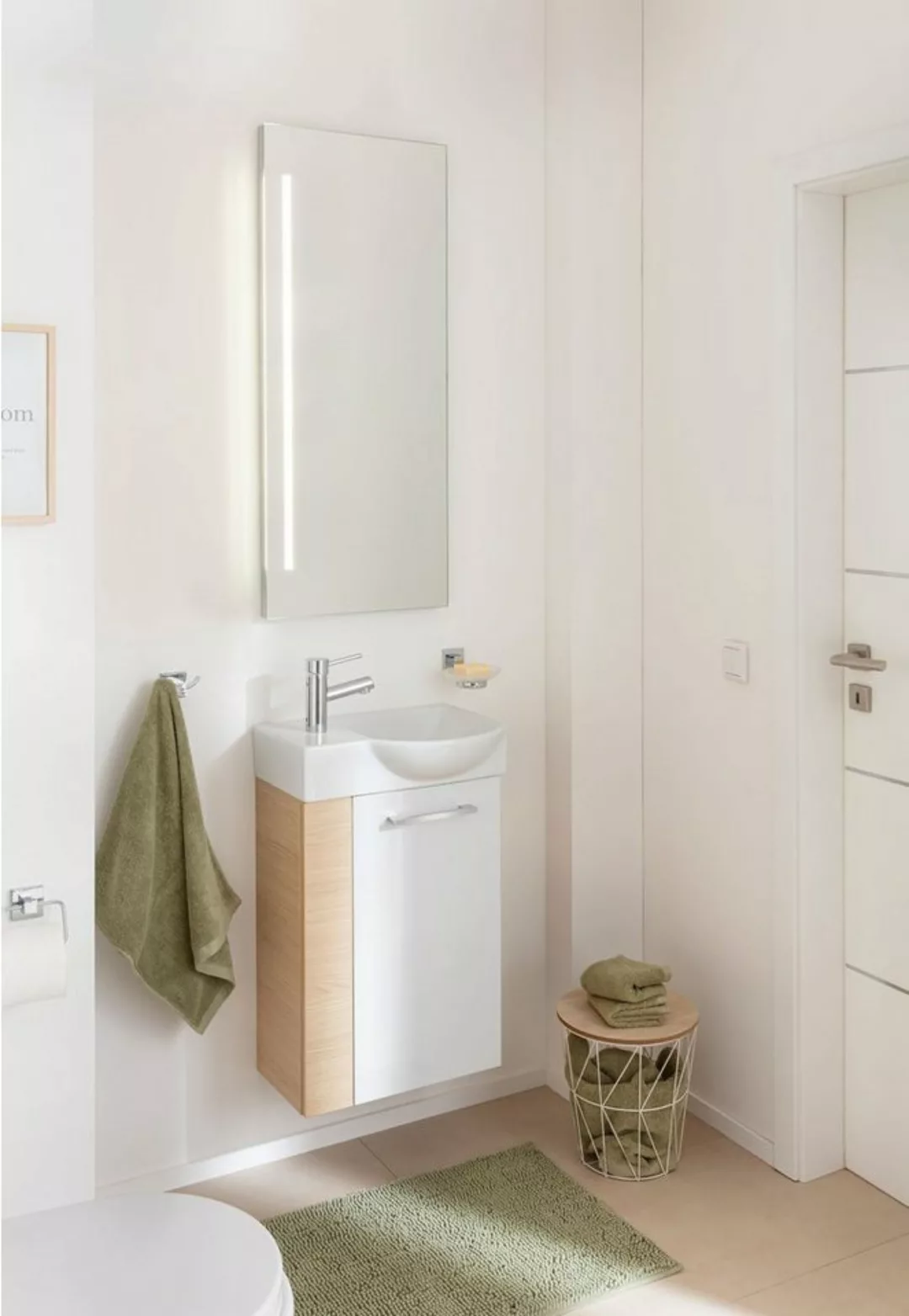 FACKELMANN Waschbeckenunterschrank SBC Badmöbel für Gäste-WC, Breite ca. 45 günstig online kaufen