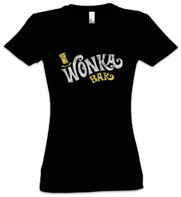 Urban Backwoods Print-Shirt Wonka Bar Damen T-Shirt Willy Schokoladenfabrik günstig online kaufen