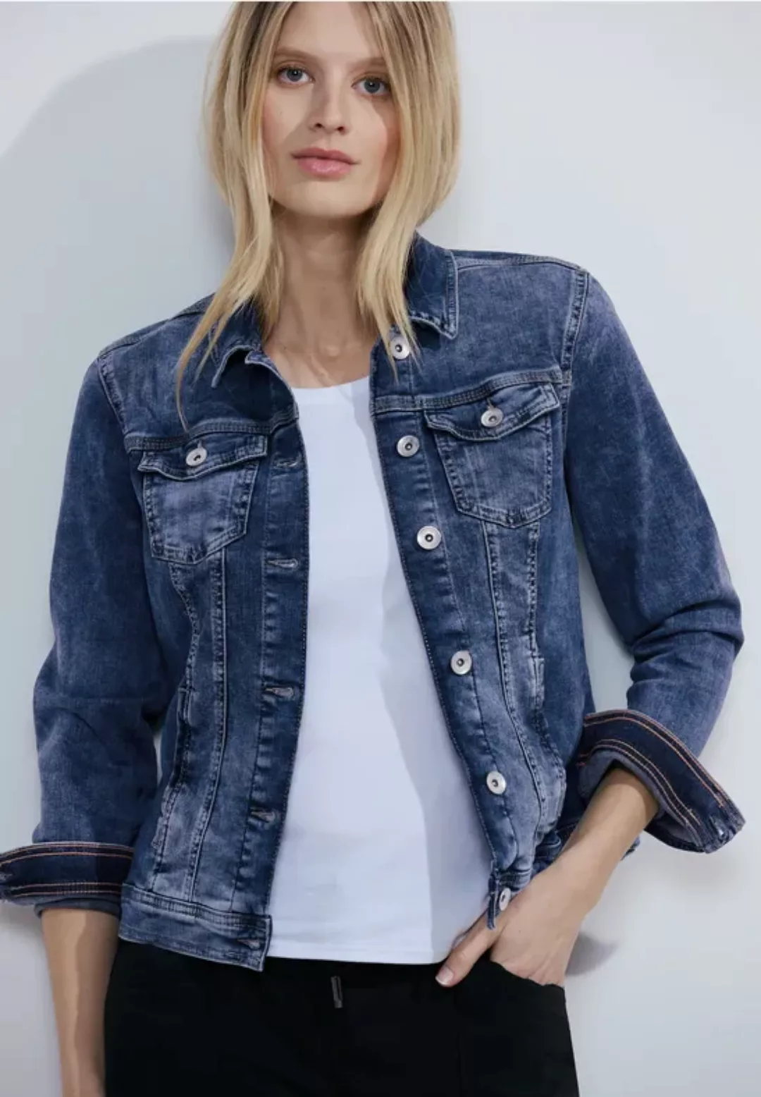 Blaue Jeansjacke günstig online kaufen