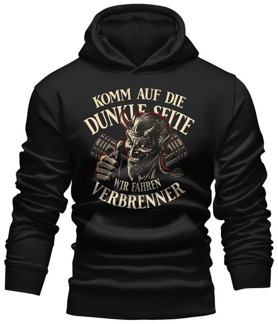 GASOLINE BANDIT® Kapuzensweatshirt für Biker Racer Motorradfahrer: Komm auf günstig online kaufen