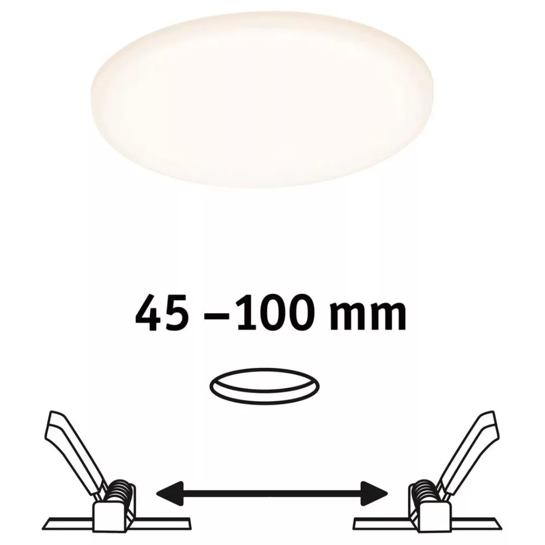 Paulmann LED-Panel Veluna 3.000K rund 12,5cm günstig online kaufen