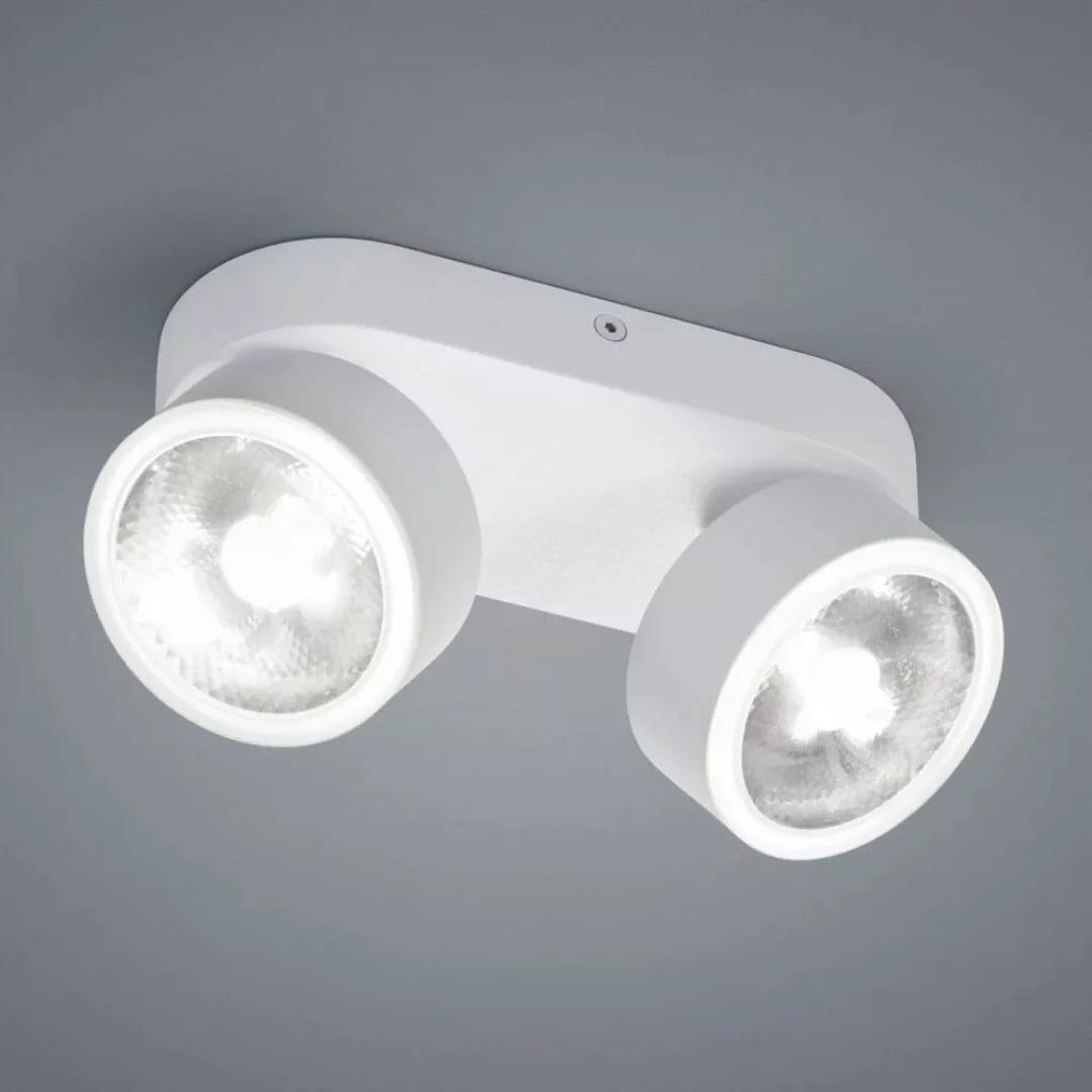 LED Deckenleuchte Pax in weiß-matt 2-flammig dreh- und schwenkbar günstig online kaufen