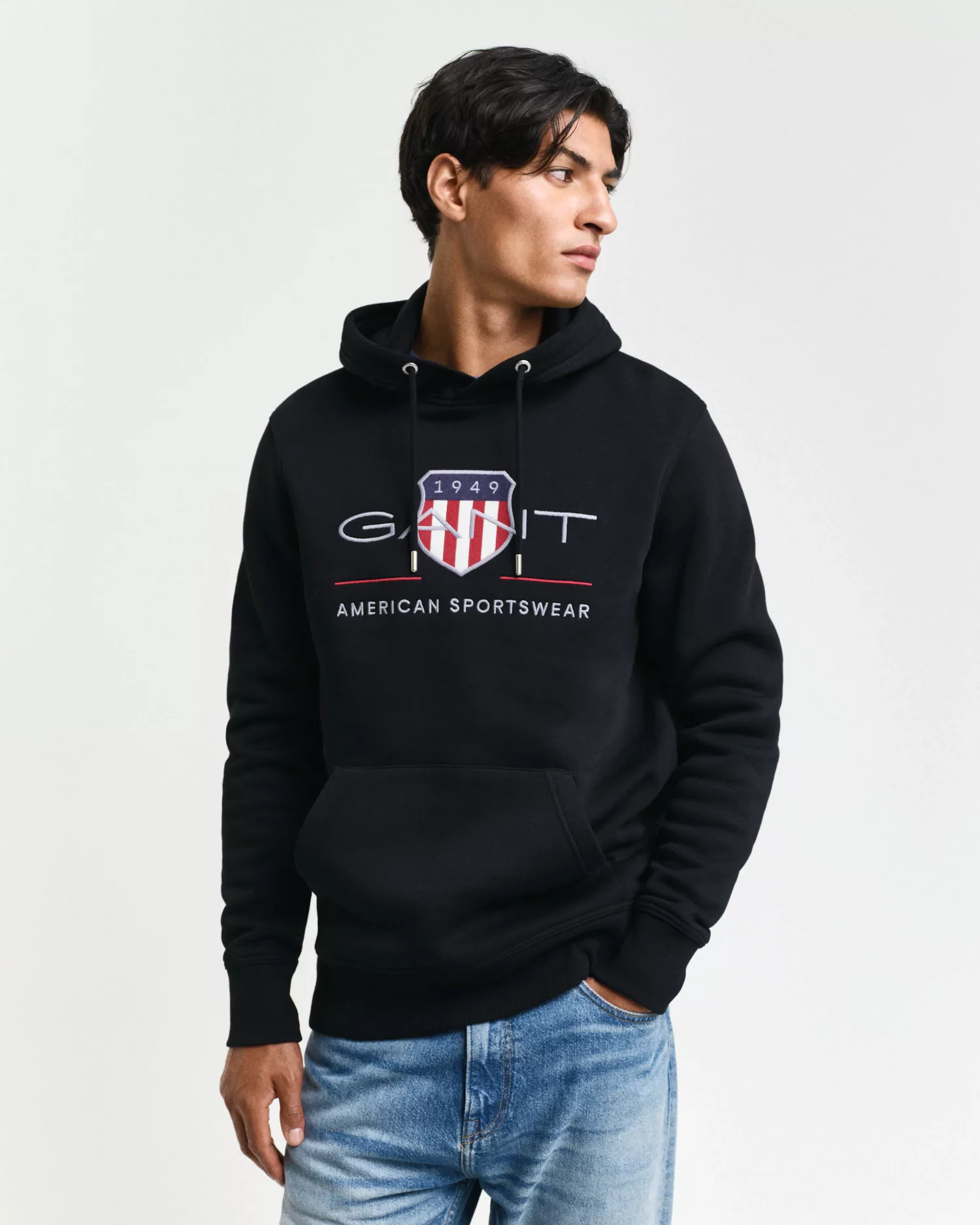 Gant Hoodie "REG ARCHIVE SHIELD HOODIE", mit modischer Logostickerei auf de günstig online kaufen