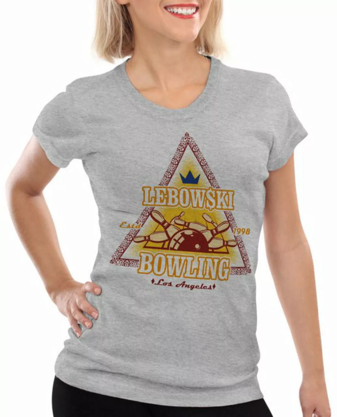 style3 T-Shirt Lebowski Bowling Dude Bowler Big Rude the big lebowski günstig online kaufen