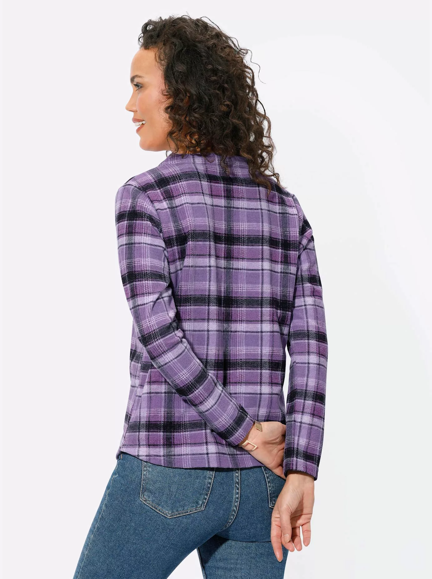 Casual Looks Langarmshirt "Jacquard-Shirt", (1 tlg.) günstig online kaufen