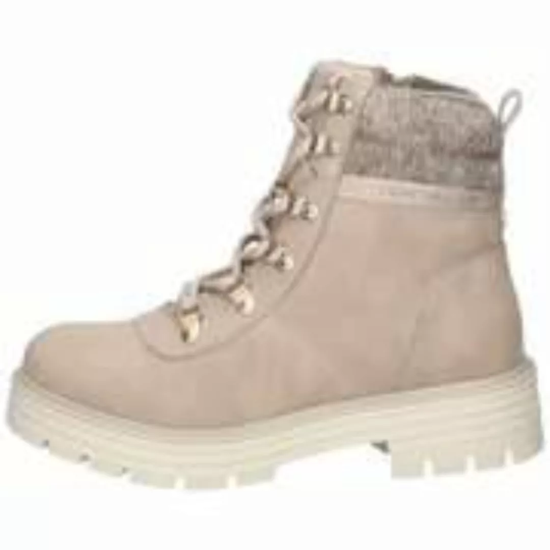 Tom Tailor Schnür Boots Damen beige günstig online kaufen