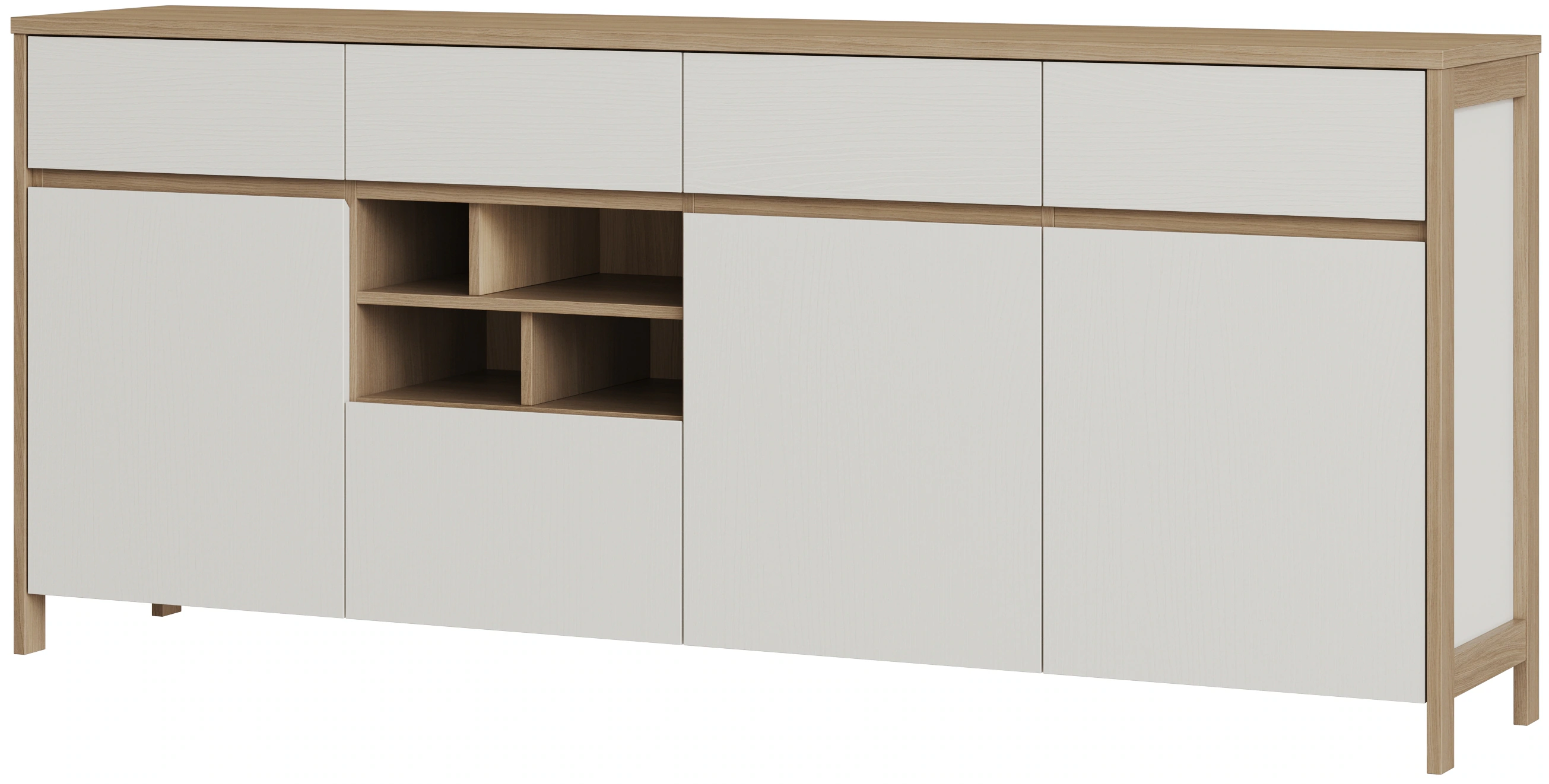 Home affaire Sideboard "Stranda, moderner Schrank, Kommode im Scandi-Style, günstig online kaufen