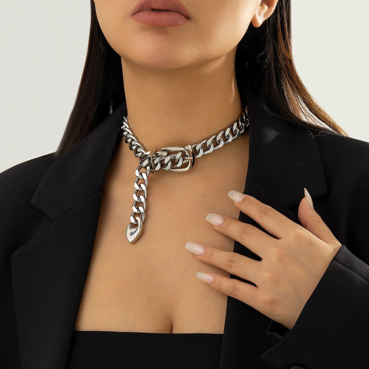 ZEUOPQ Kette mit Anhänger Chunky Halskette günstig online kaufen