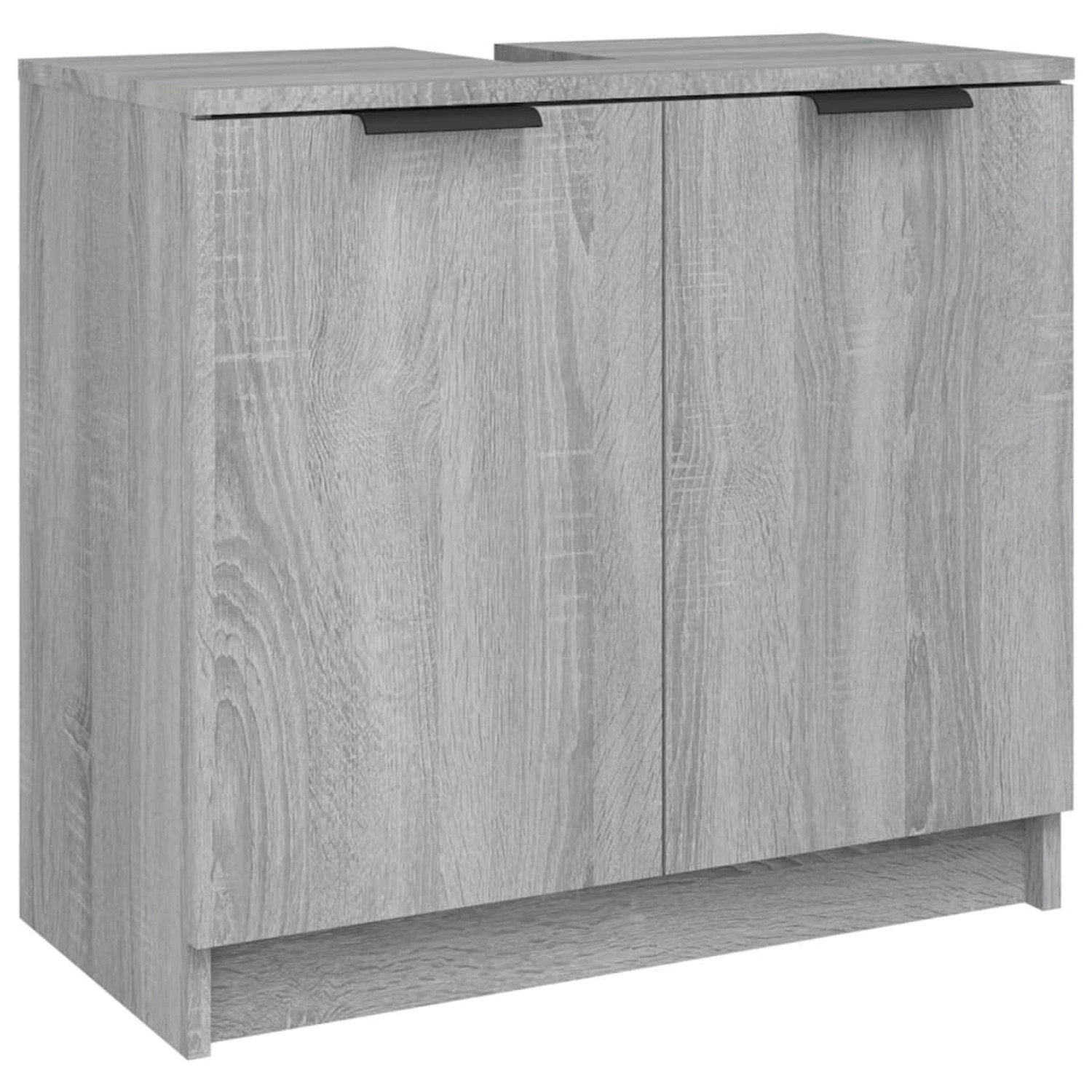 Vidaxl Badezimmerschrank Grau Sonoma 64,5x33,5x59 Cm Holzwerkstoff günstig online kaufen