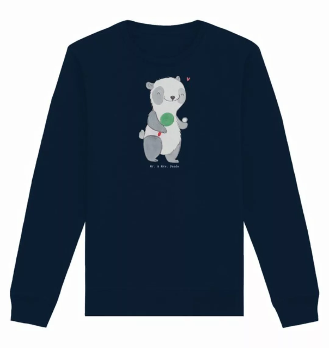 Mr. & Mrs. Panda Longpullover Größe S Panda Tischtennis - French Navy - Ges günstig online kaufen