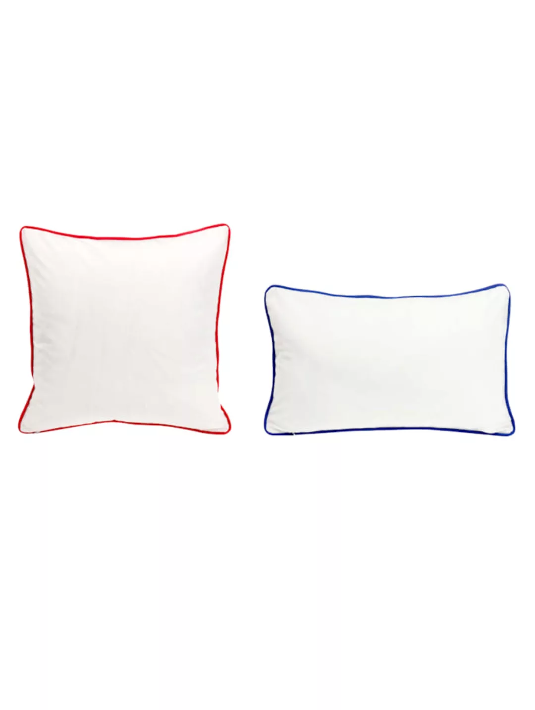 Kissenhüllen-Set, 2-tlg. impré Off-white/Pink/Blau günstig online kaufen