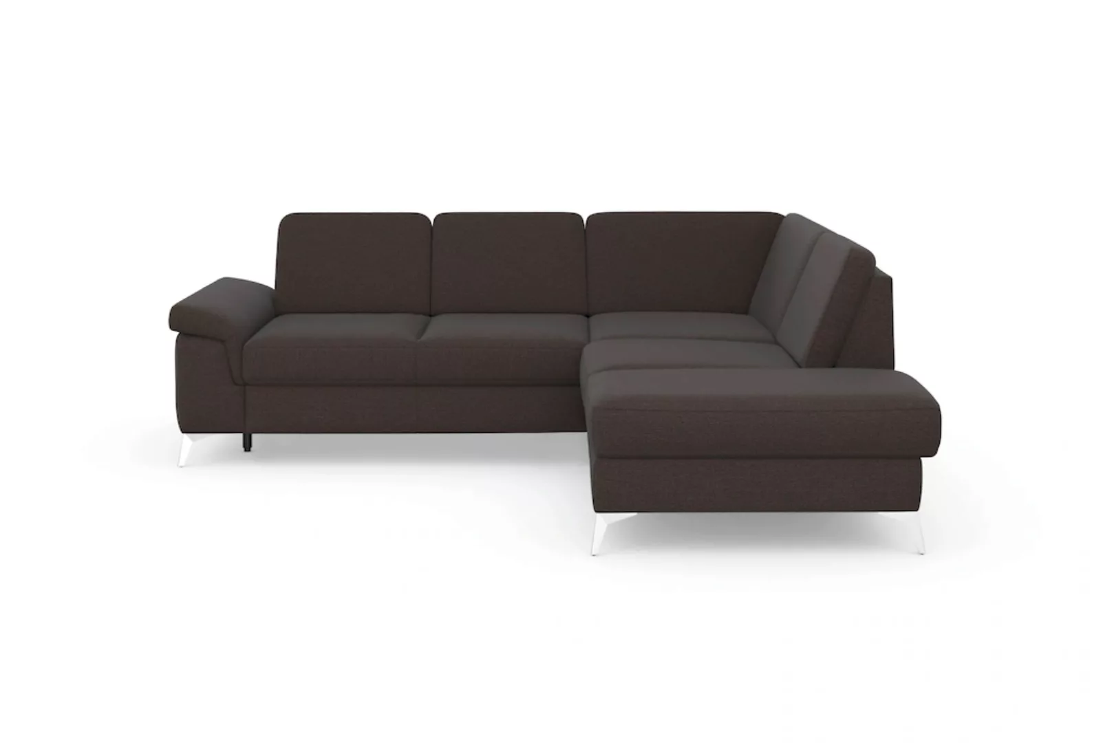 sit&more Ecksofa "Padua L-Form", inklusive Sitztiefenverstellung, Armteilfu günstig online kaufen