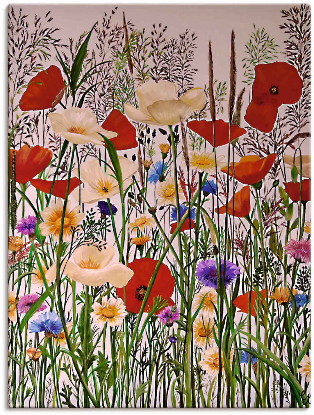 Artland Wandbild »Blumenwiese«, Baumbilder, (1 St.), als Leinwandbild, Wand günstig online kaufen
