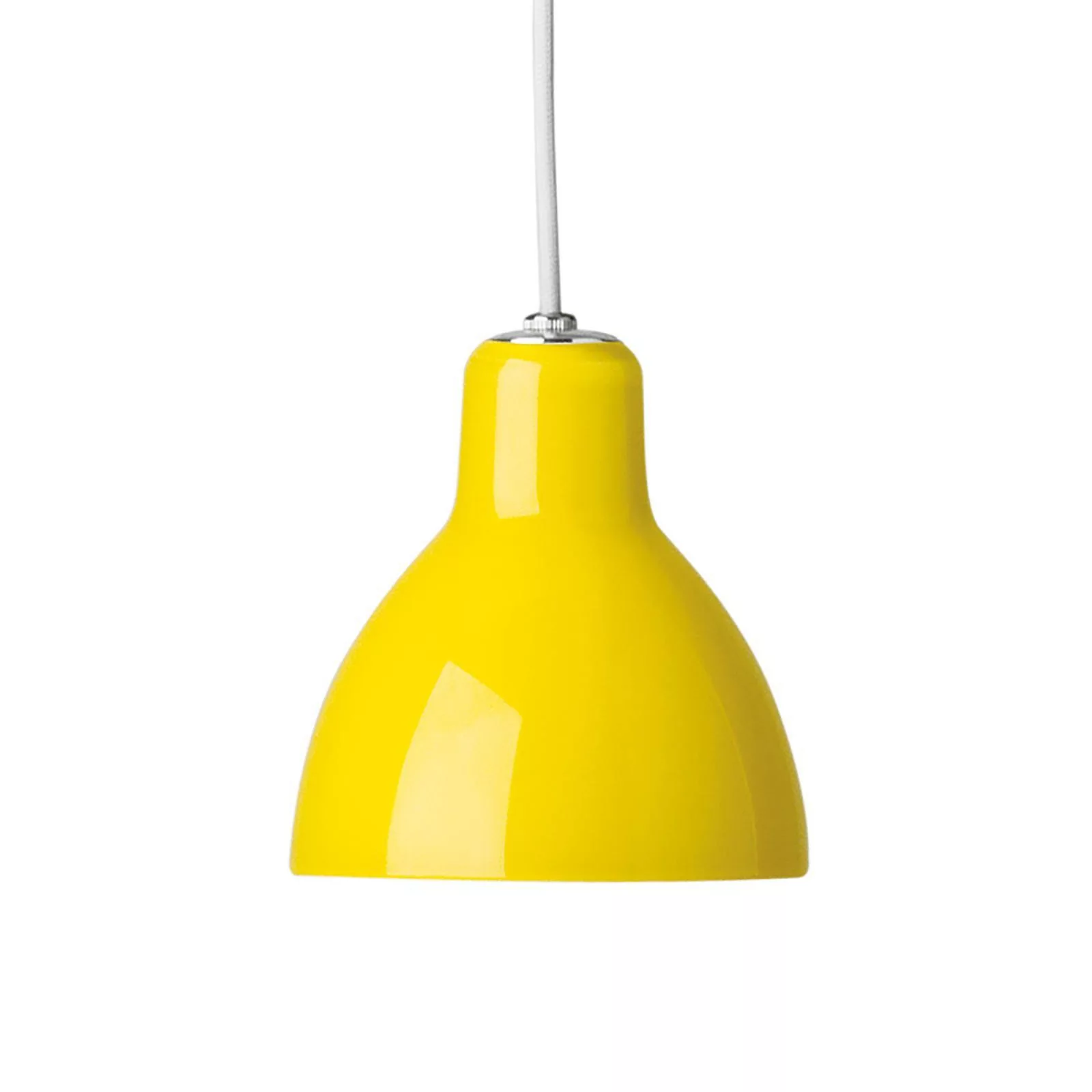 Rotaliana - Luxy H5 Pendelleuchte - gelb/glänzend/Kabel weiß /Ø 13,5cm günstig online kaufen