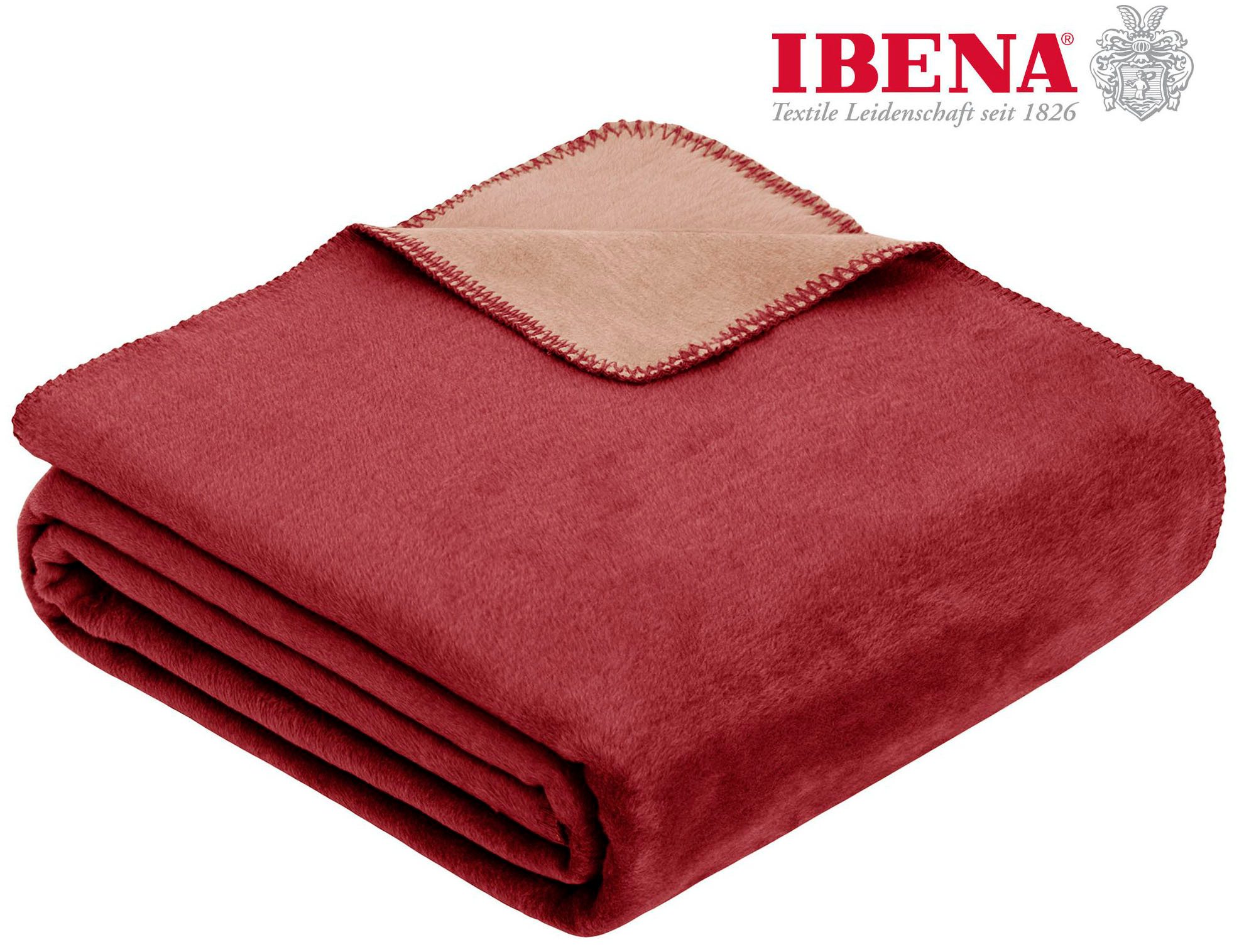 IBENA Wohndecke »Wohndecke Doubleface Dublin«, in trendigen Farben günstig online kaufen